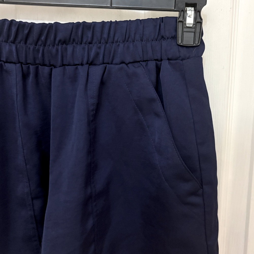 BOGO!! A New Day Pull-On Satin Shorts in Navy - Picture 5 of 9